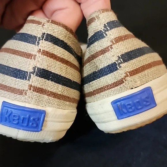 Keds Oxford stripe sz 9 - Picture 3 of 7